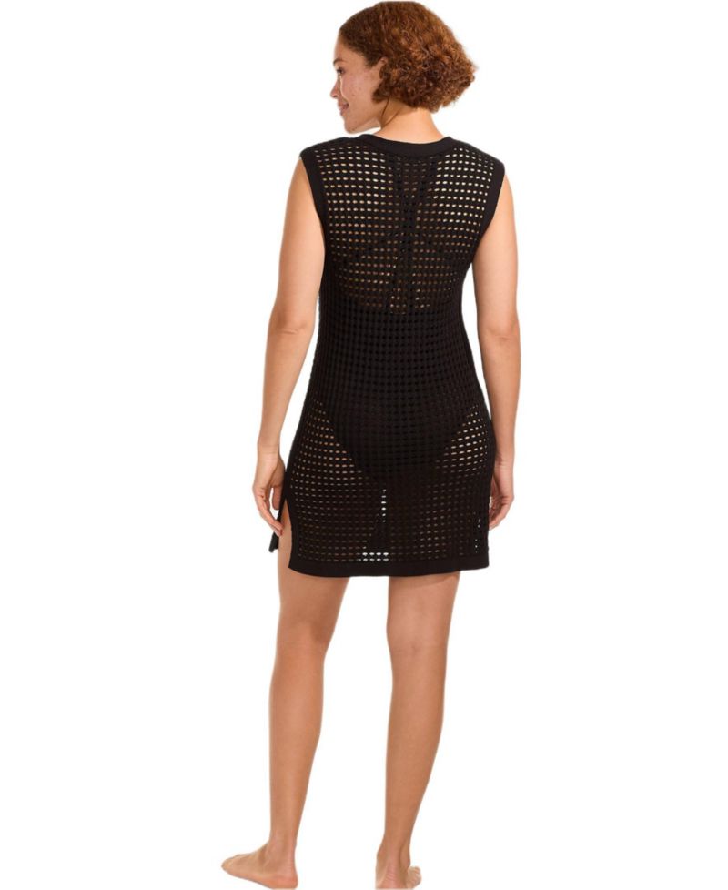 Women's Open Knit Cover-up Dress