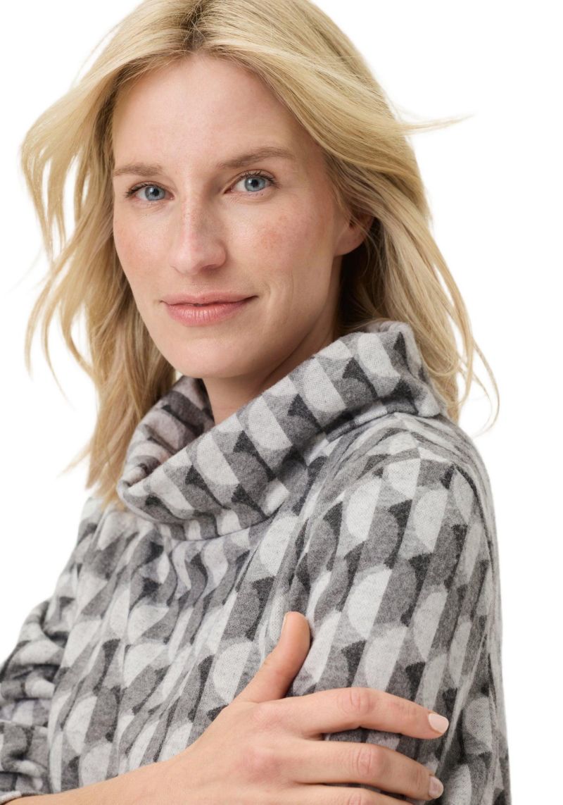 Women's Geo Jersey Top