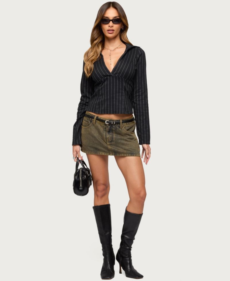 Women's Araceli Pinstripe Tailored Shirt