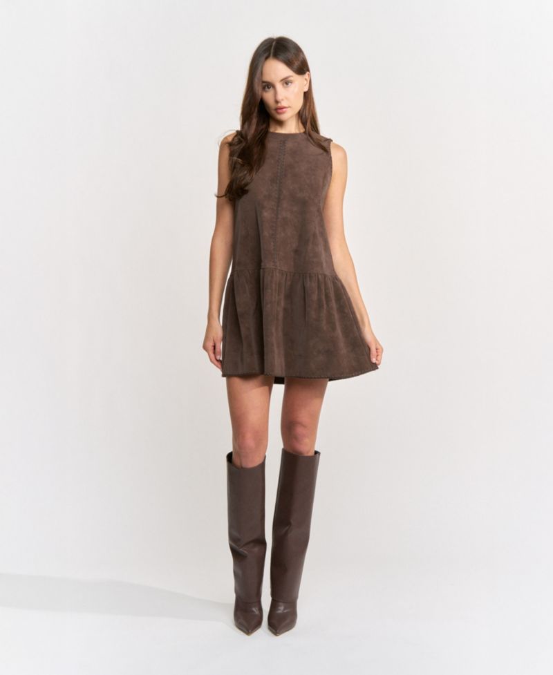 Women's Pauline Sleeveless Round Neck Mini Dress