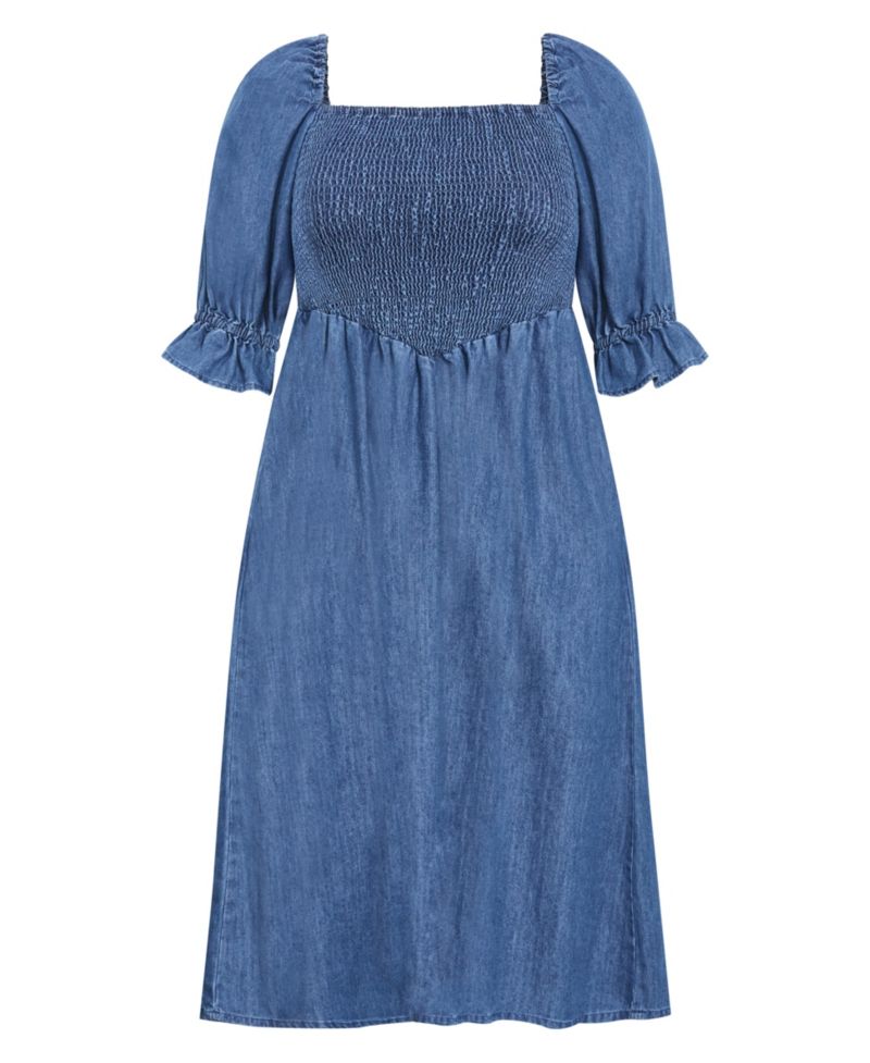Women's Kaitlyn Denim Midi Dress