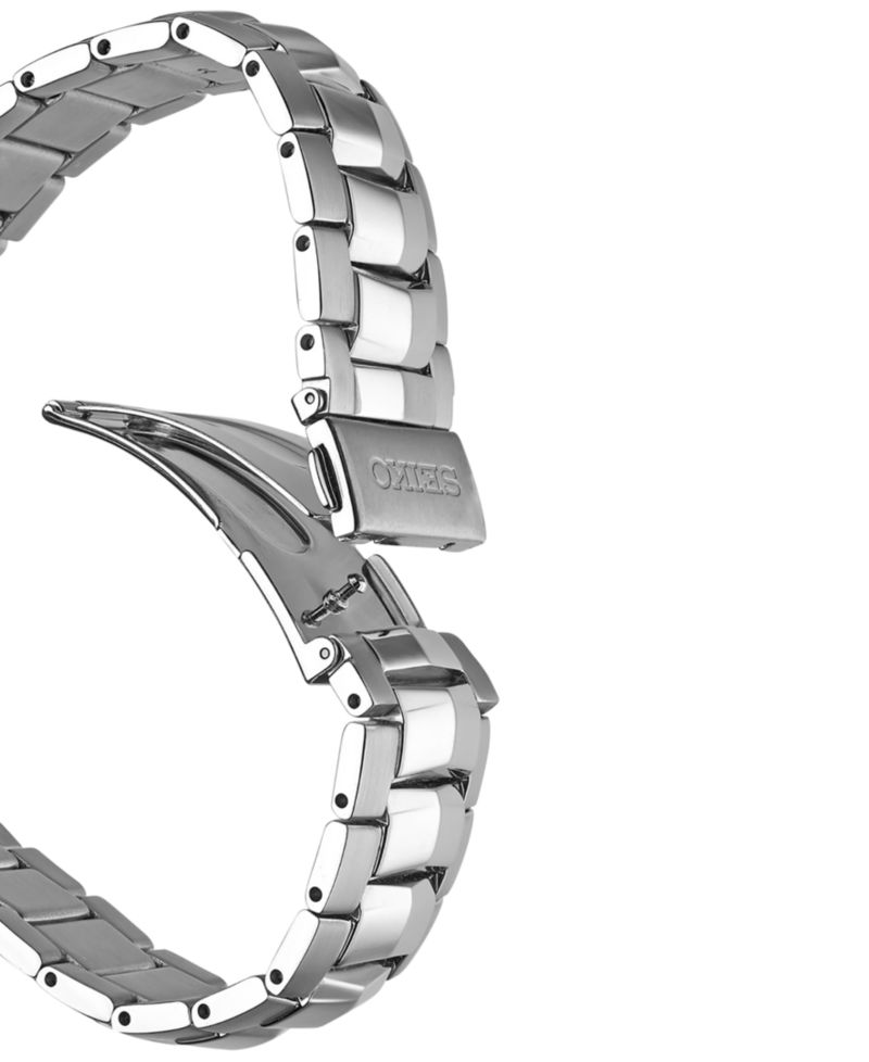 Men's Solar Chronograph Coutura Stainless Steel Bracelet Watch 45mm SSG009