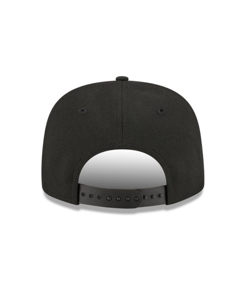 Big Boys and Girls Black New England Patriots Bolt A-Frame 9FIFTY Snapback Hat