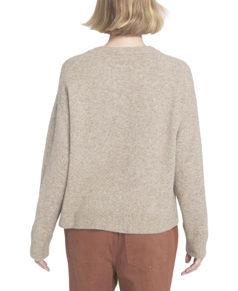 Women's Pearl Trimmed Sweater Pullover