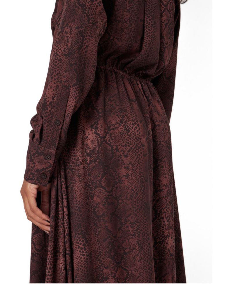 Women's Chiffon Hanky Hem Maxi Dress