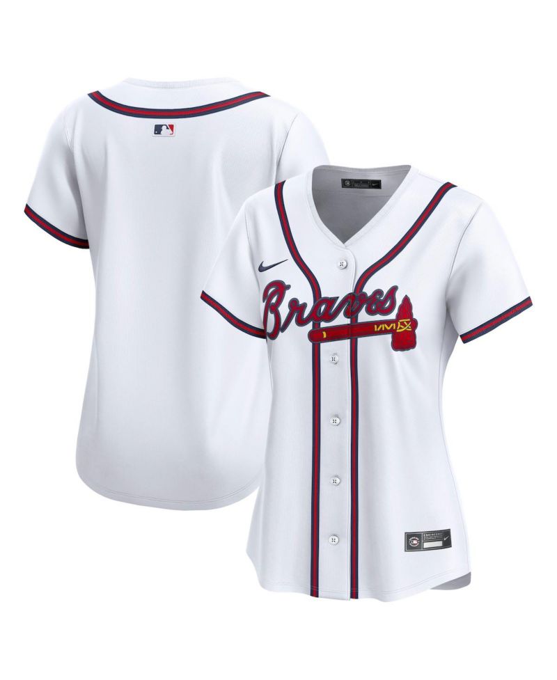 Women's White Atlanta Braves Home Limited Jersey