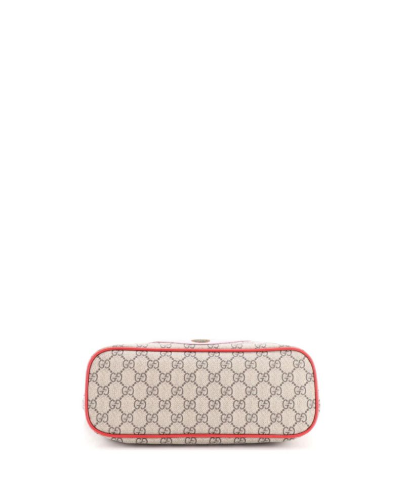Small Convertible Soft Tote GG Coated Canvas with Applique