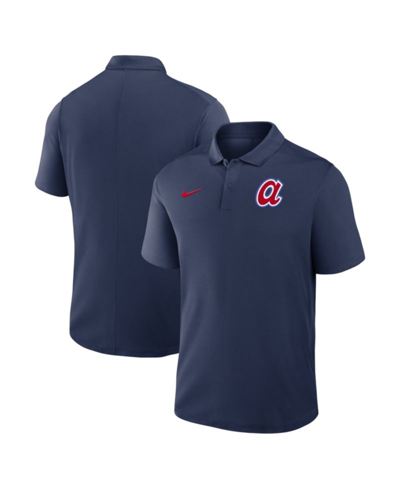 Men's Navy Atlanta Braves Alternate Victory Dri-FIT Polo Shirt