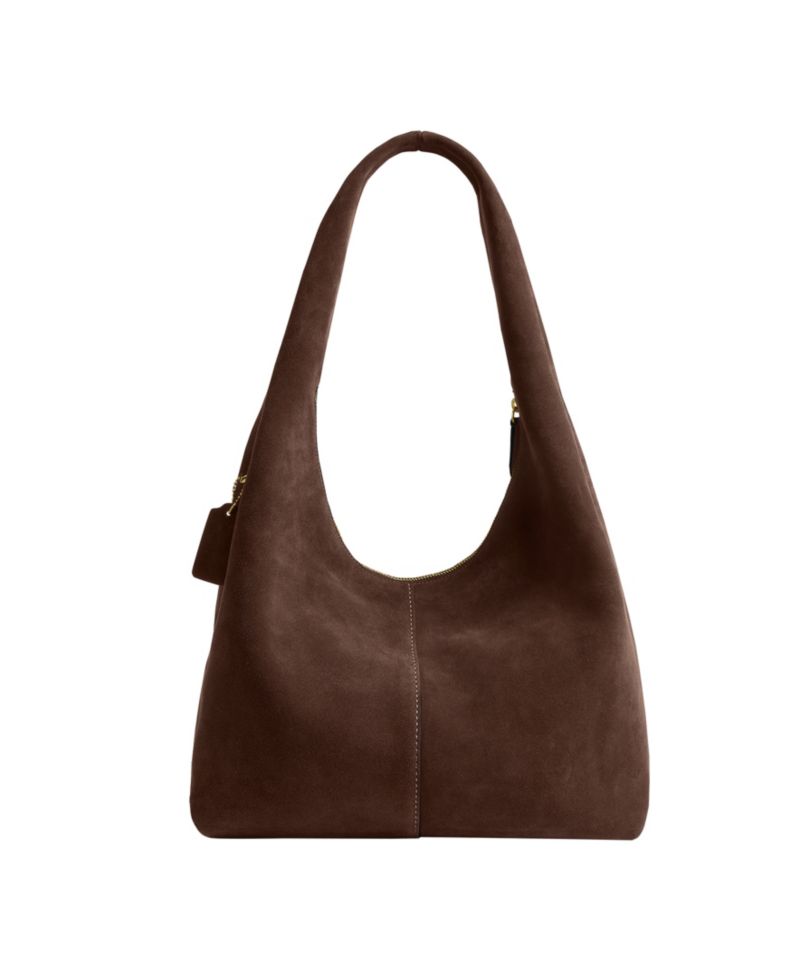 Pillow Brooklyn Large Suede Hobo Bag