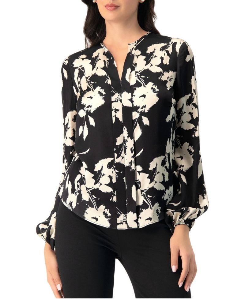Women's Double front Placket Satin Shirt