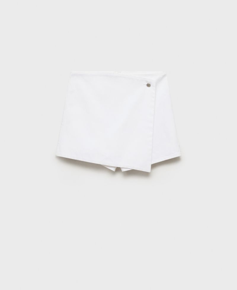 Women's Wrapped Denim Skort