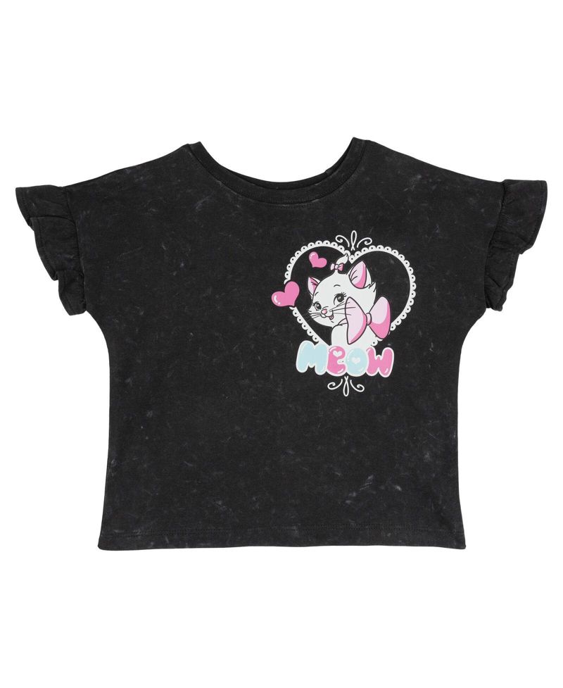 Toddler Girls Jessie Washed French Terry T-Shirt and Shorts Set