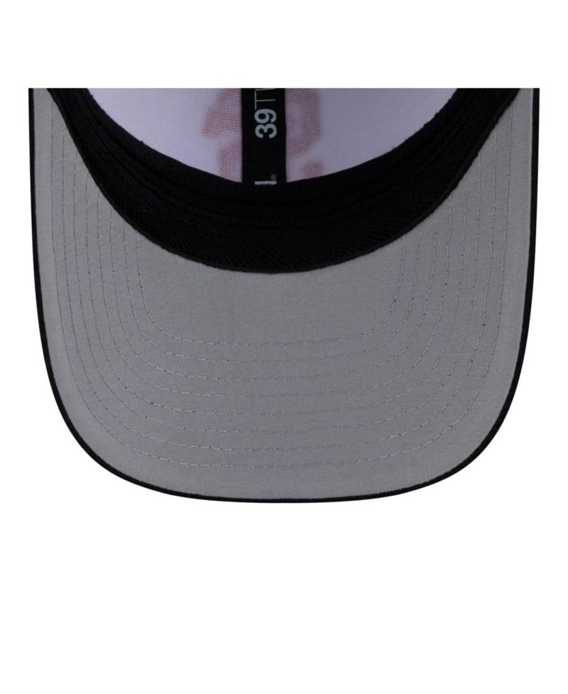 Big Boys and Girls White/Black San Francisco Giants Baseball 39THIRTY M-Crown Flex Hat