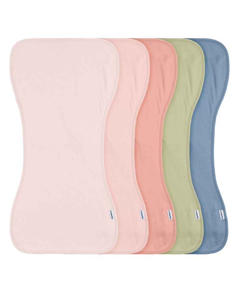 Baby Boys' and Girls' 5-Pack Burpcloths