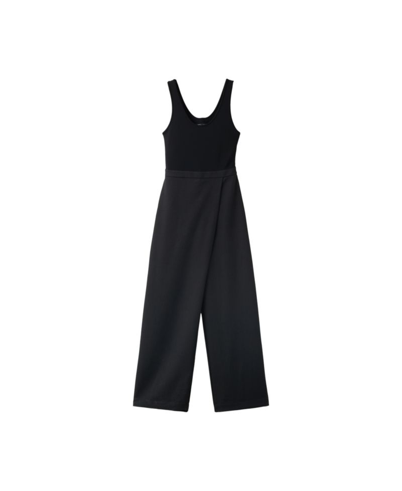 Women's Scoop Neck Sleeveless Wide-Leg Jumpsuit