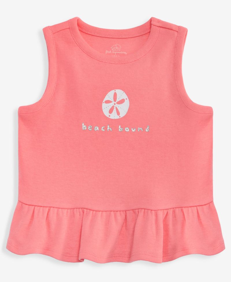 Baby Girls' 3M-24M Mix & Match Sand Dollar Peplum Top