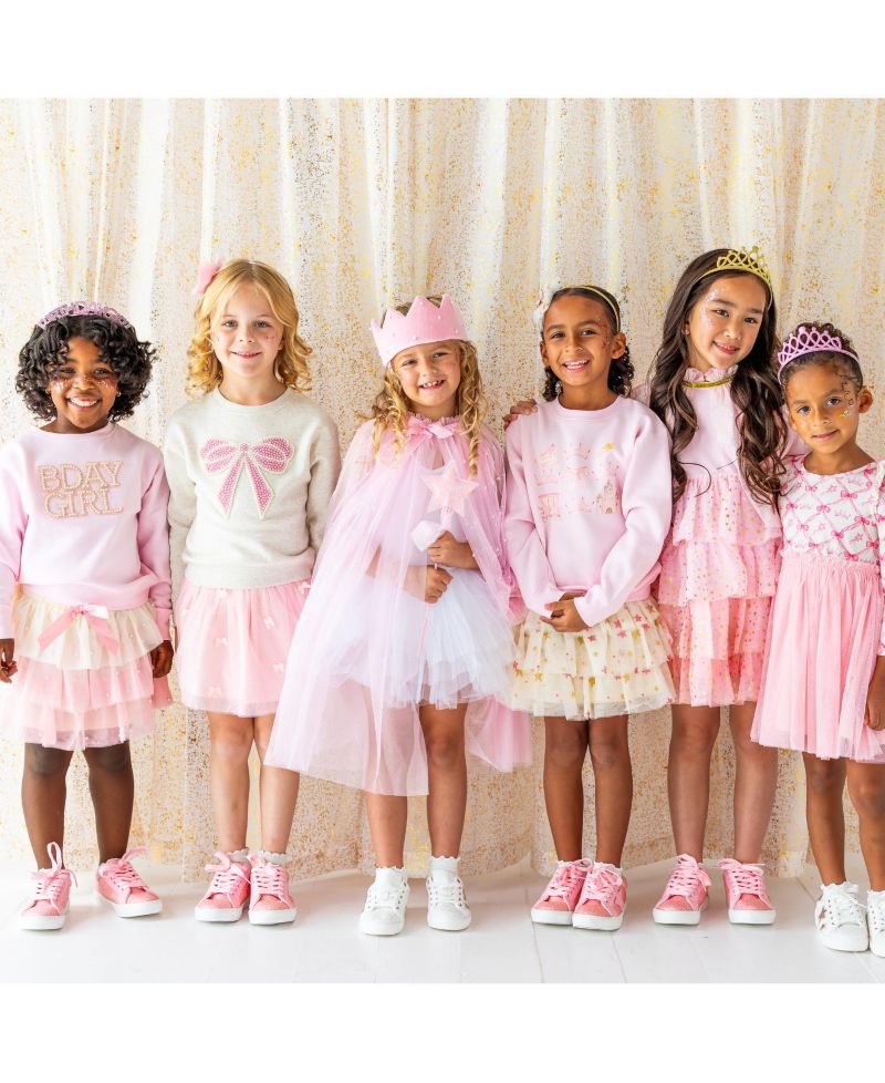 Little and Big Girls Pretty Pearl Petal Tutu