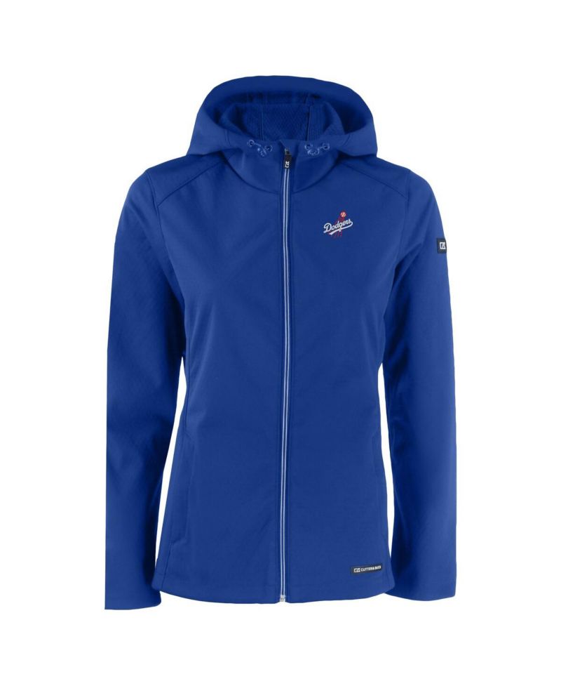 Women's Royal Los Angeles Dodgers Evoke Eco Softshell Full-Zip Jacket