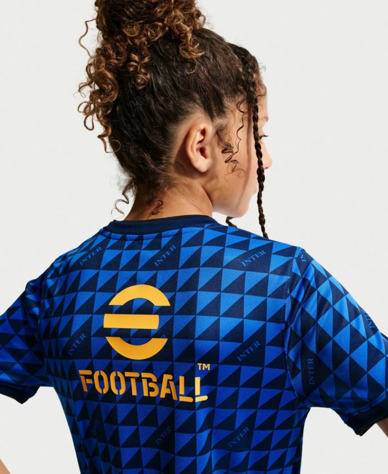 Big Boys and Girls Blue Inter Milan 2026/27 Away Pre-Match Jersey
