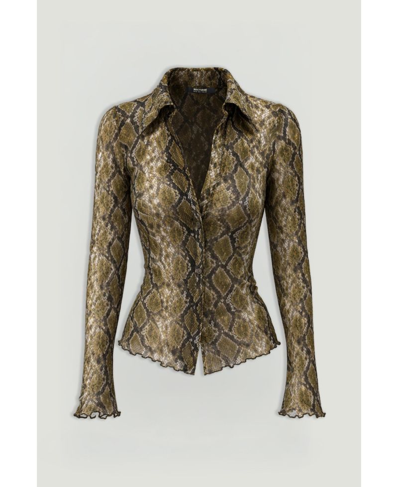 Women's Snake Print Shirt
