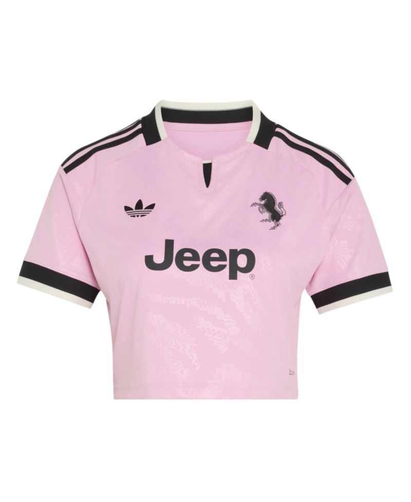 Women's Pink Juventus 2026/27 Away Cropped Replica Jersey