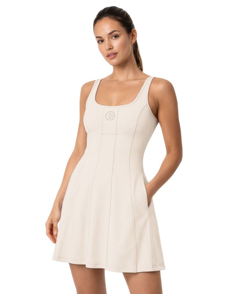Women's Cream Pittsburgh Steelers Pastels Dress