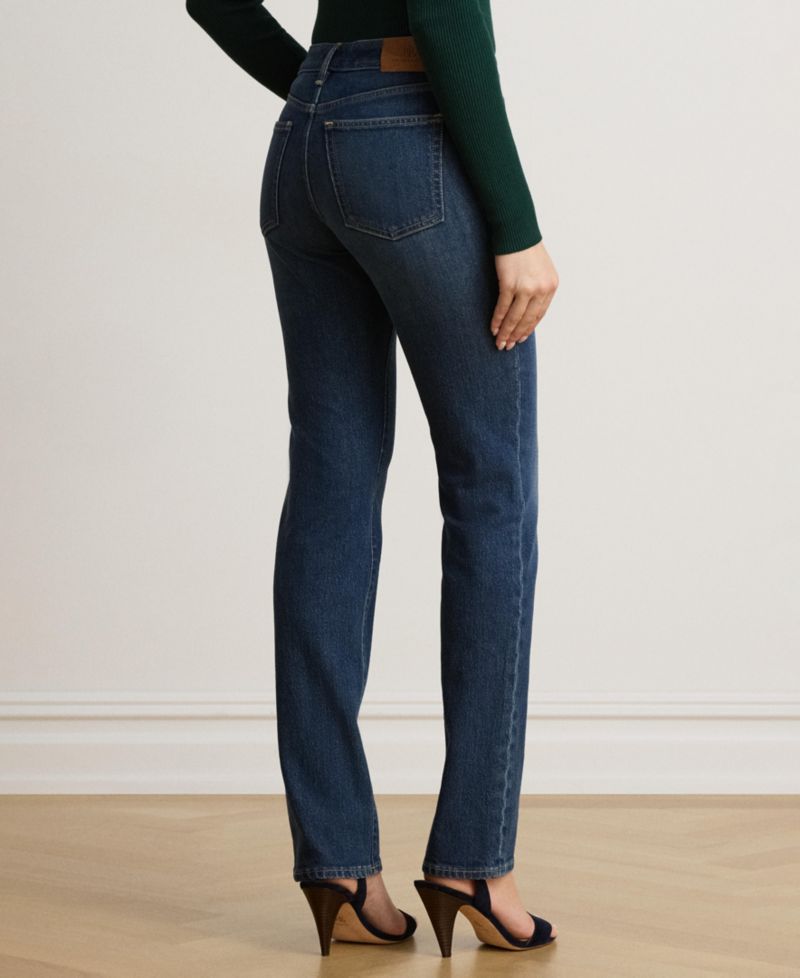 Women's Mid-Rise Slim Straight Jeans