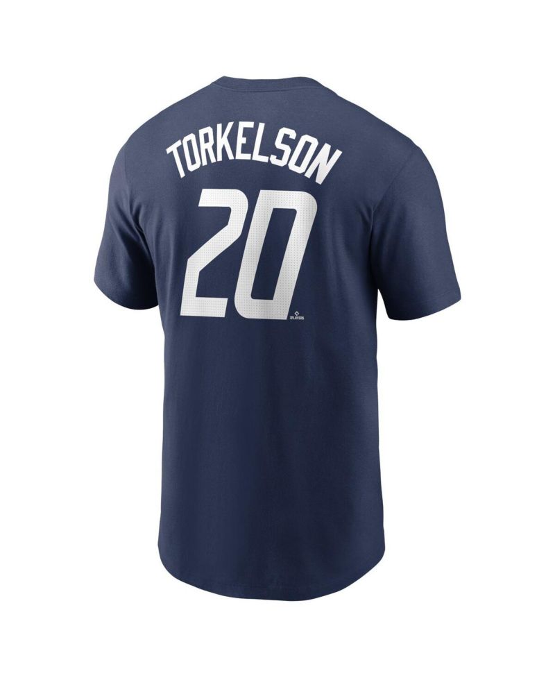 Men's Spencer Torkelson Navy Detroit Tigers 2024 City Connect Fuse Name & Number T-Shirt