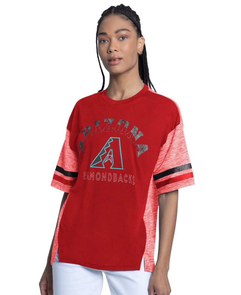 Women's Red Arizona Diamondbacks Off-Season Oversized Top