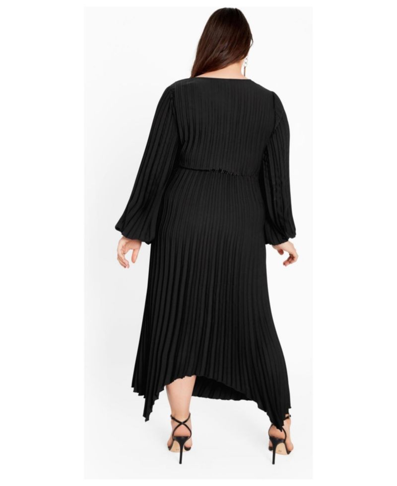 Plus Size Eve Pleat Dress