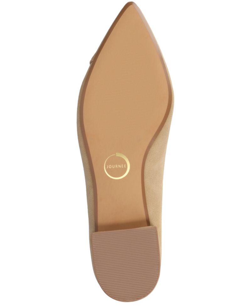 Women's Carmin Block Heel Pointed Toe Flats