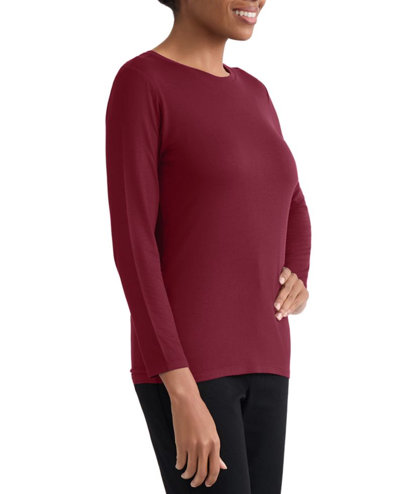 Women's Long-Sleeve Crewneck T-Shirt