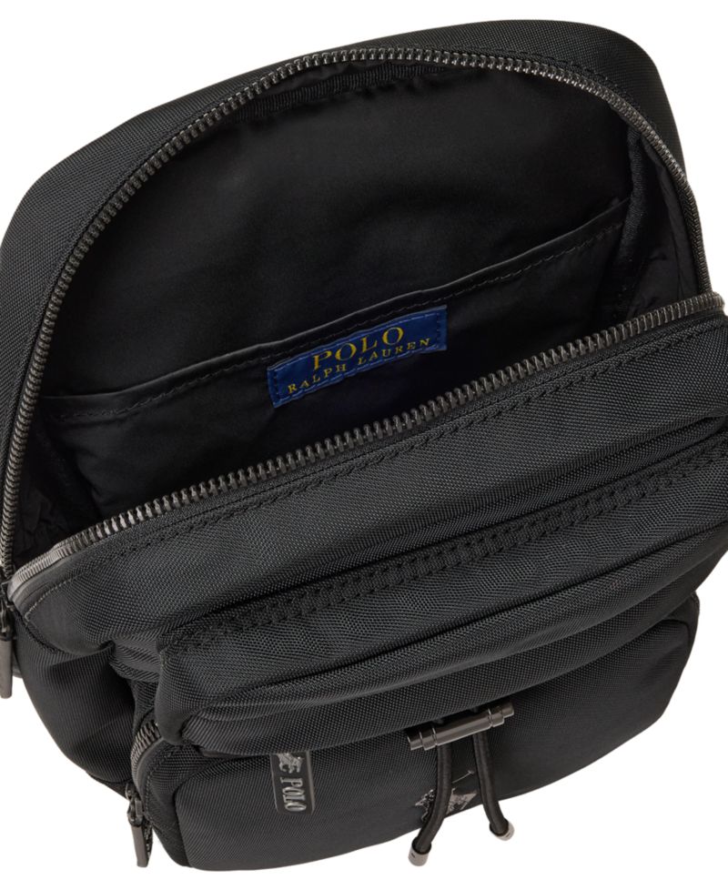 Men's Logo-Trim Crossbody Sling Bag