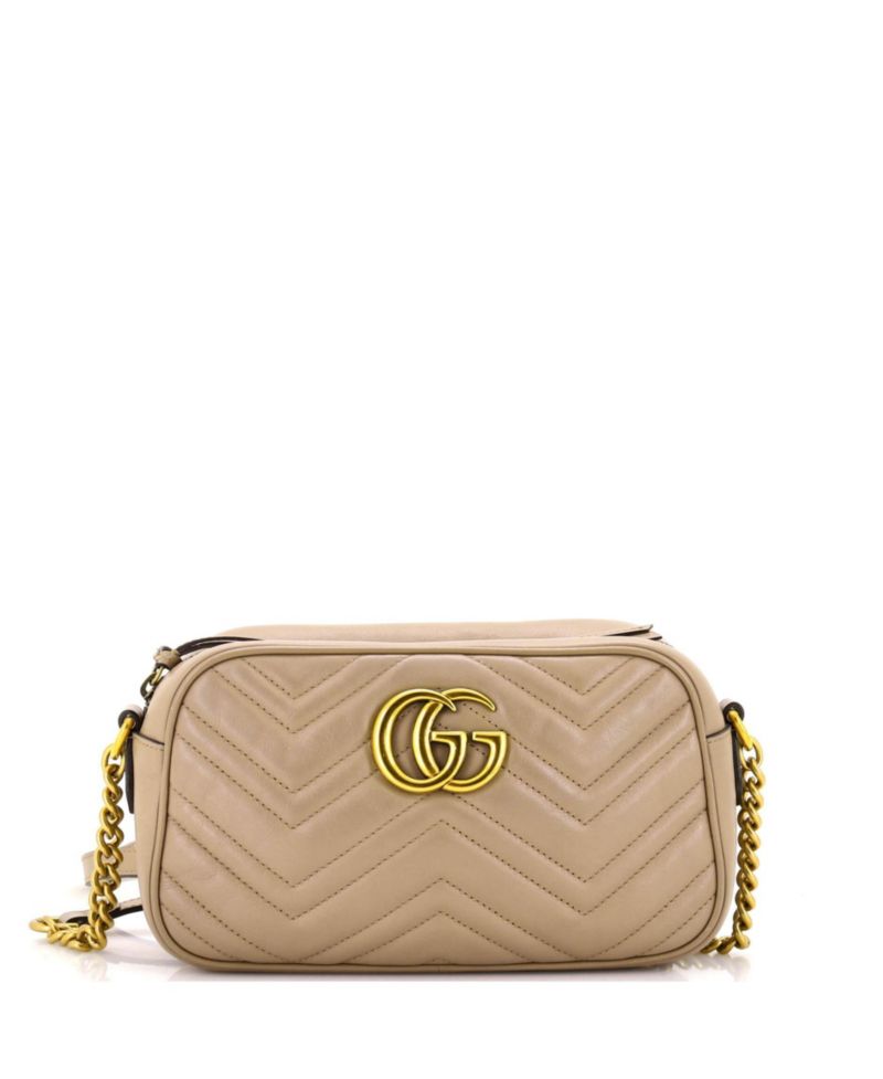 Small GG Marmont Shoulder Bag Matelasse Leather