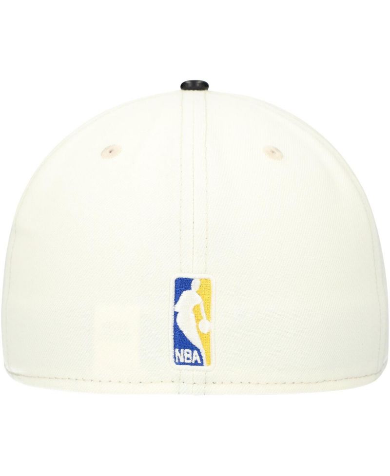 Men's White/Black Golden State Warriors Visor Two-Tone 59FIFTY Fitted Hat
