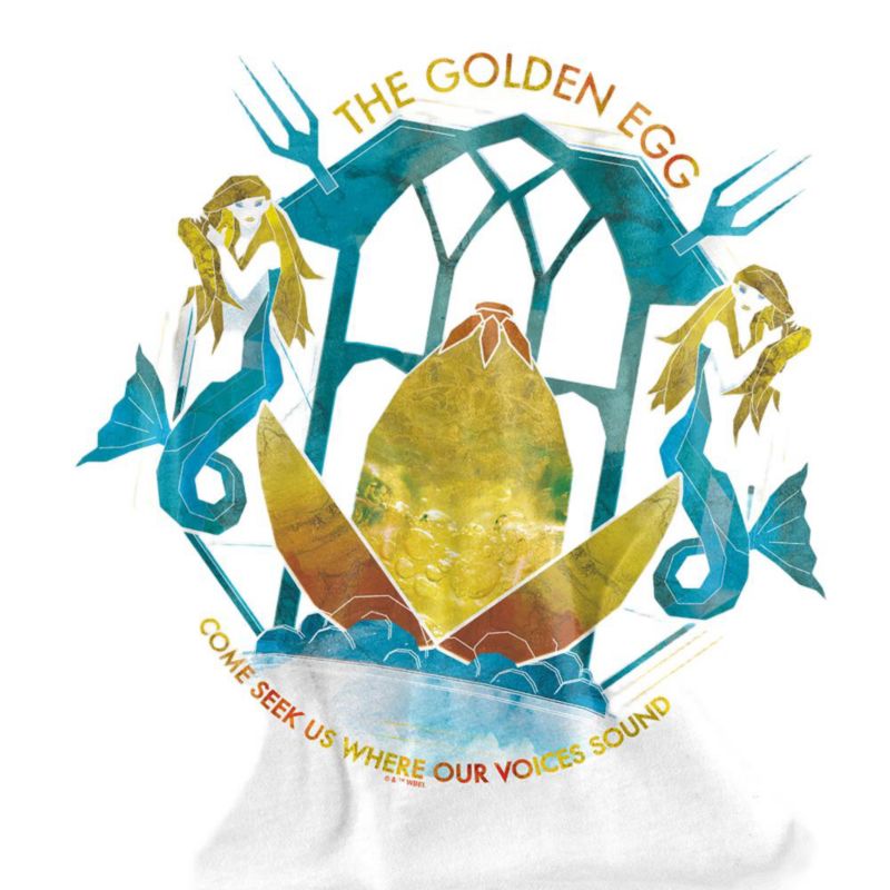 Men's The Golden Egg Mermaid Bath T Shirt