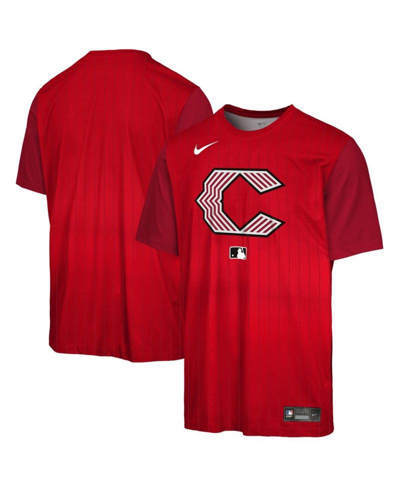 Big Boys and Girls Red Cincinnati Reds 2026 City Connect Authentic Collection Velocity Dri-FIT T-Shirt