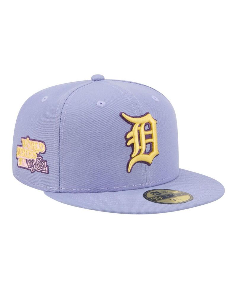 Men's Light Purple Detroit Tigers Lavender Bloom 59FIFTY Fitted Hat