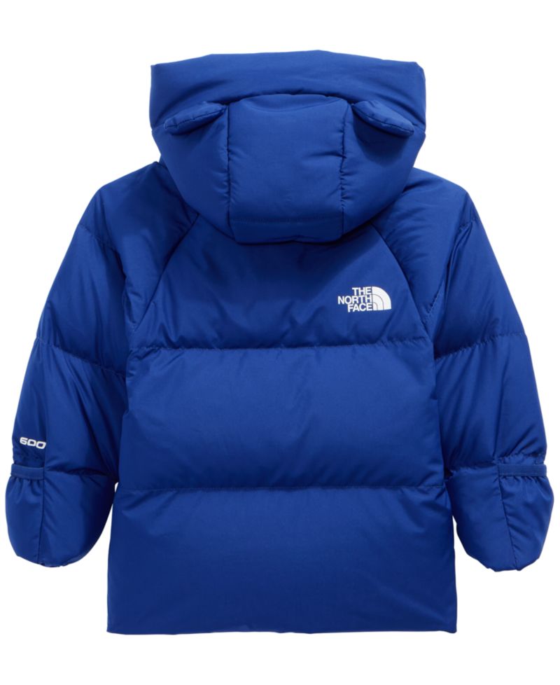 Baby Boys' and Girls' Fleece-Lined Hooded Down Jacket
