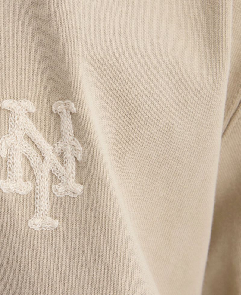 Men's Iconic New York Mets Heavyweight Boxy-Cropped T-Shirt