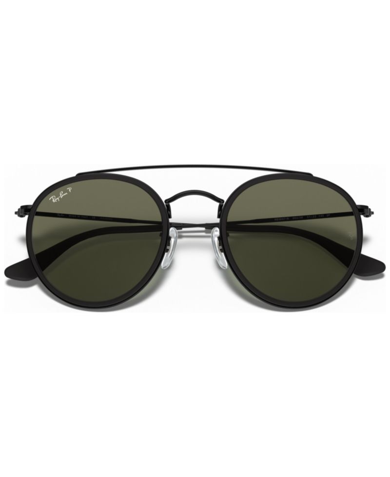 Polarized Sunglasses , RB3647N ROUND DOUBLE BRIDGE