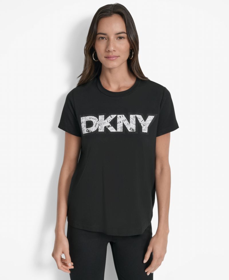 Women's Newspaper Logo Crewneck T-Shirt