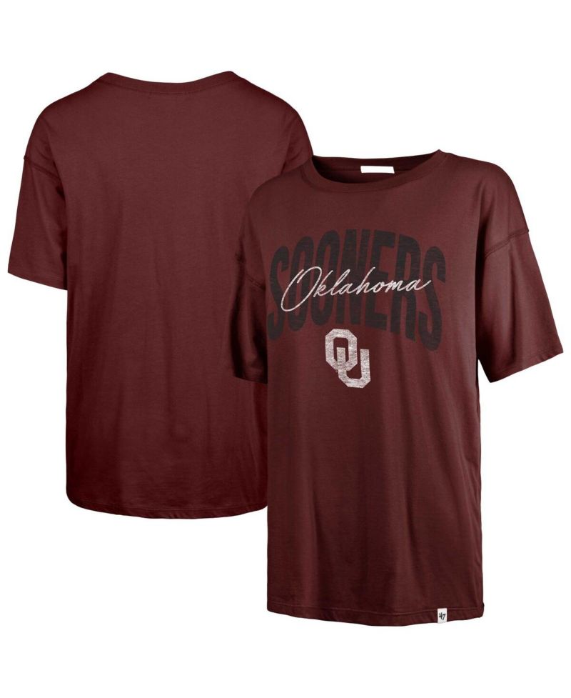 Women's Crimson Oklahoma Sooners Muse Sadie T-Shirt