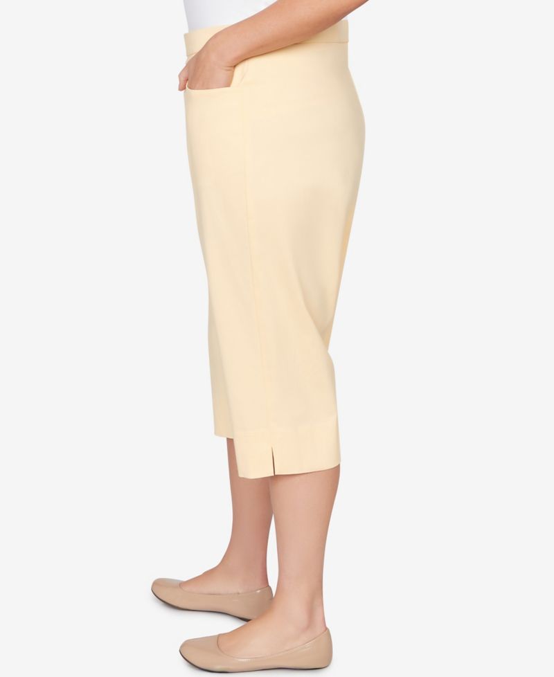 Plus Size Classic Pastel Millenium Allure Clamdigger Pants