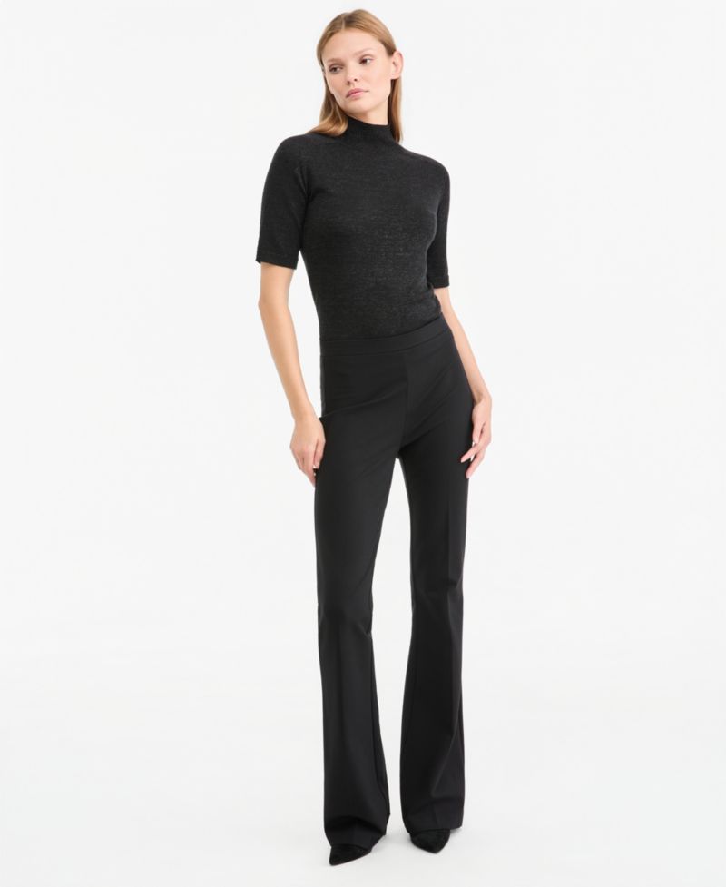 Women's Meghan High-Waisted Flared Pull-On Pants