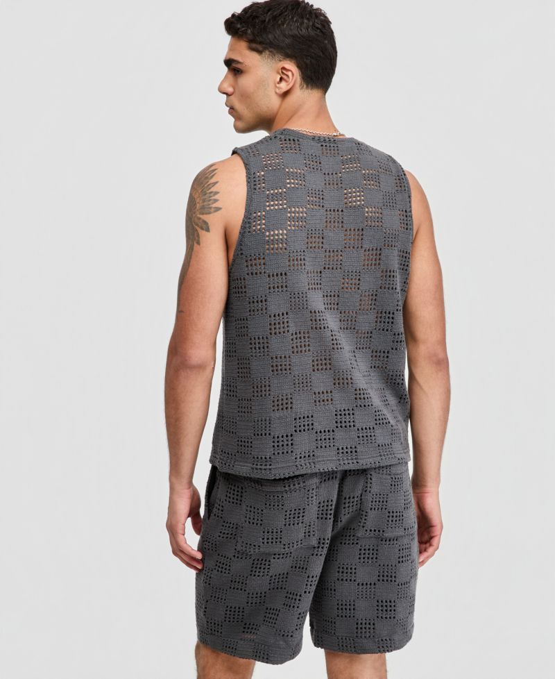 Men's Grid Mesh Tank, Macy's Exclusive