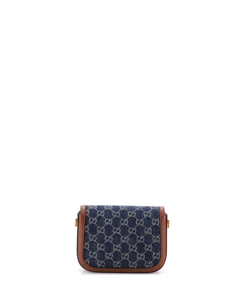 Mini Horsebit 1955 Shoulder Bag GG Denim