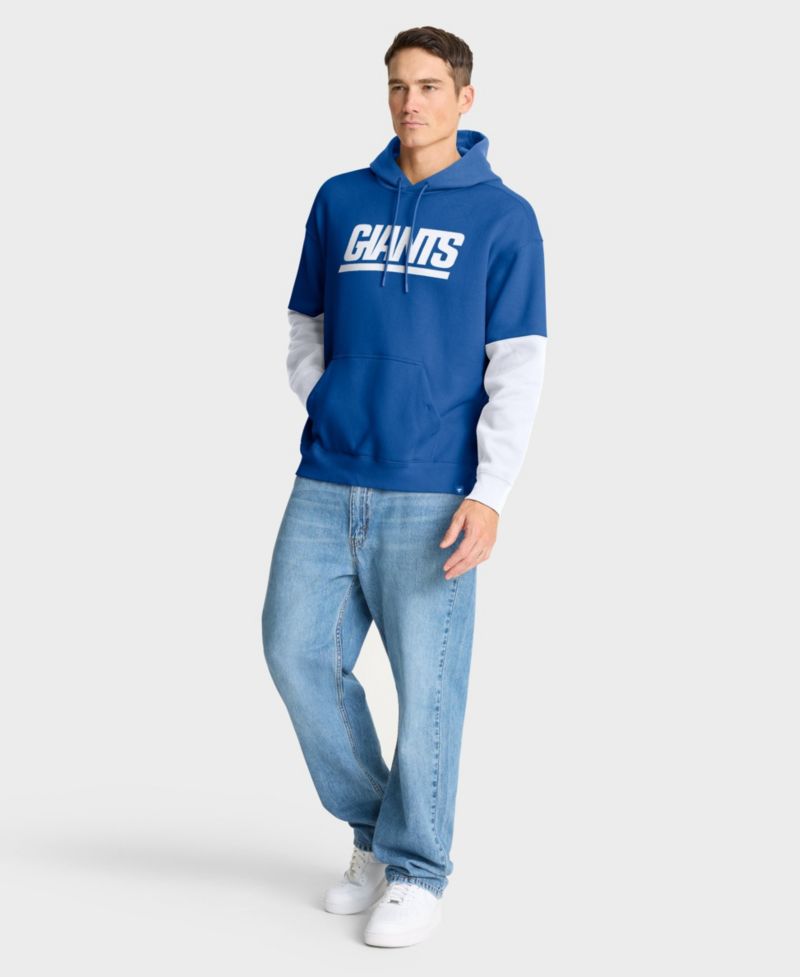 Men's New York Giants Relaxed-Fit Fleece Pullover Hoodie