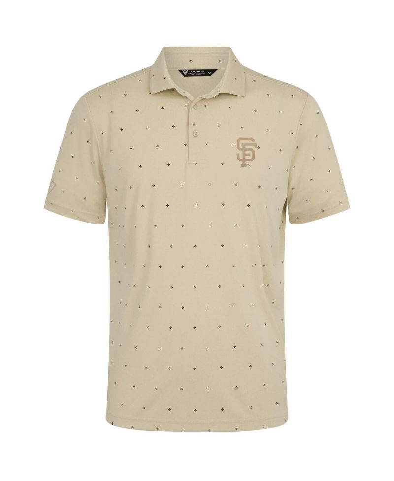 Men's Cream San Francisco Giants Vision Polo Shirt