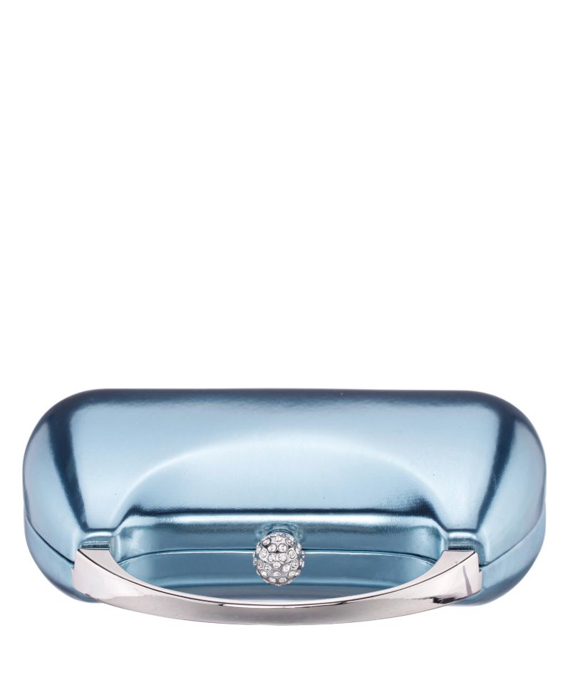 Minaudiere with Metal Handle Clutch